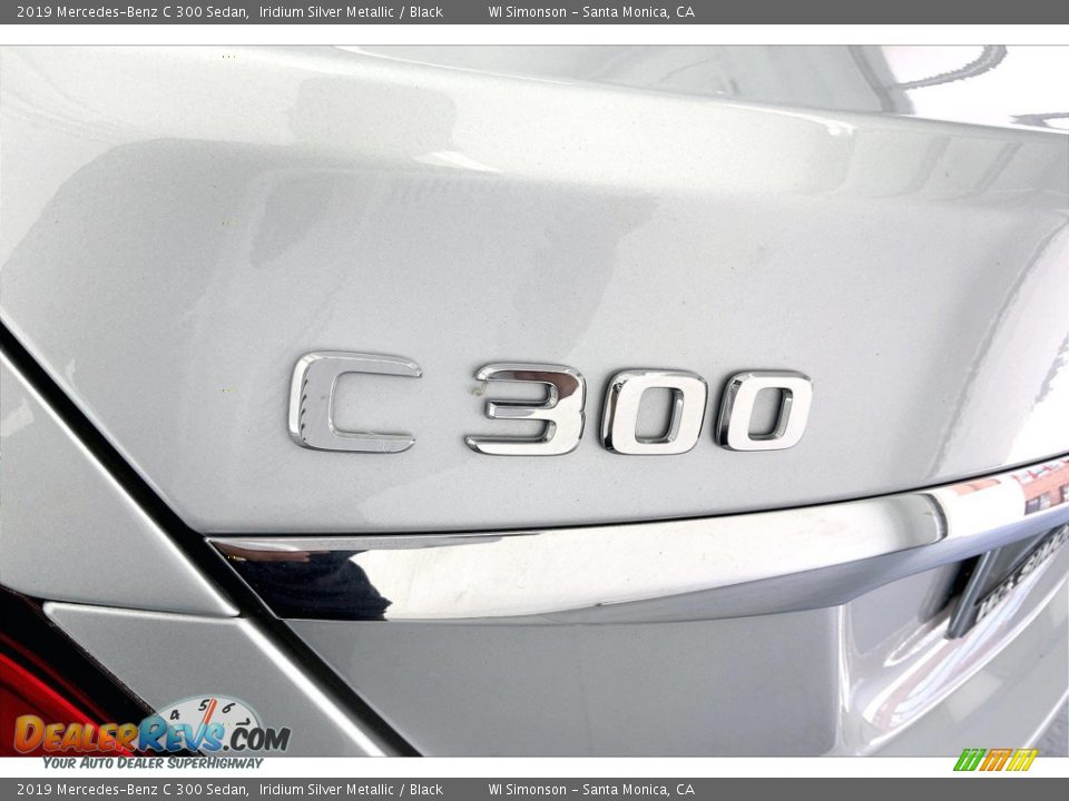 2019 Mercedes-Benz C 300 Sedan Iridium Silver Metallic / Black Photo #31