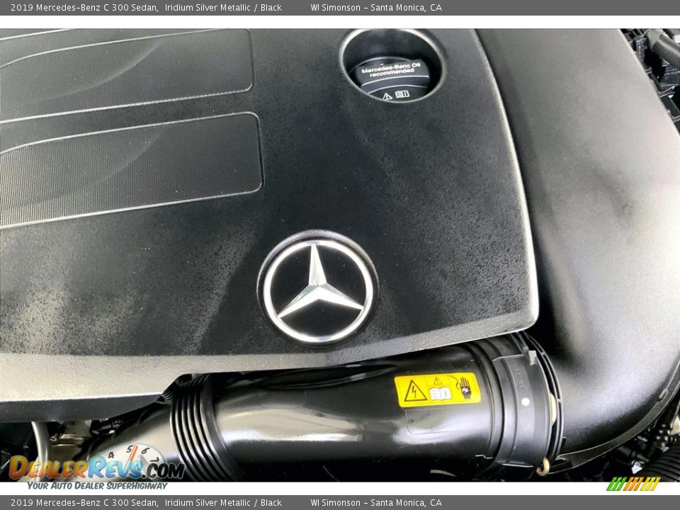 2019 Mercedes-Benz C 300 Sedan Iridium Silver Metallic / Black Photo #32