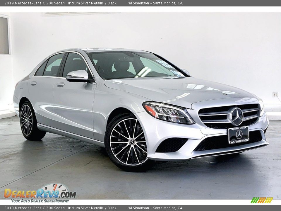 2019 Mercedes-Benz C 300 Sedan Iridium Silver Metallic / Black Photo #34