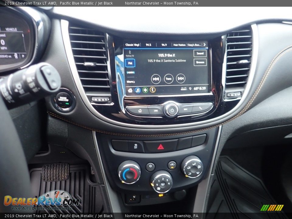 2019 Chevrolet Trax LT AWD Pacific Blue Metallic / Jet Black Photo #27
