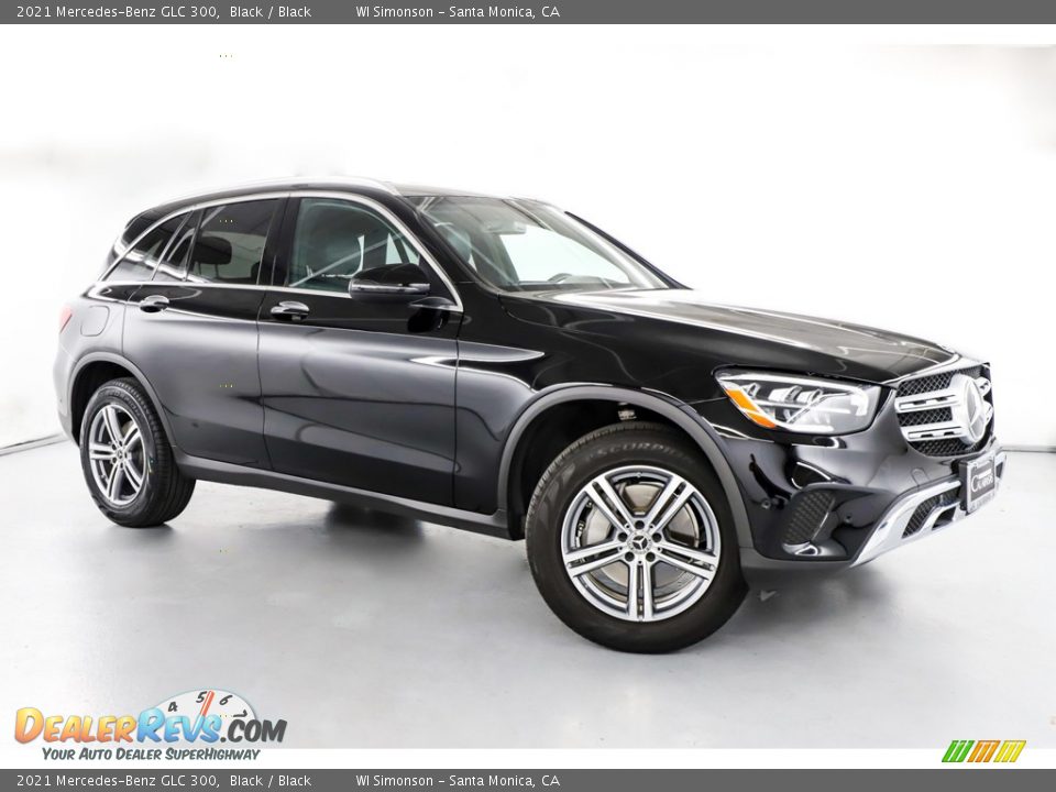 2021 Mercedes-Benz GLC 300 Black / Black Photo #2