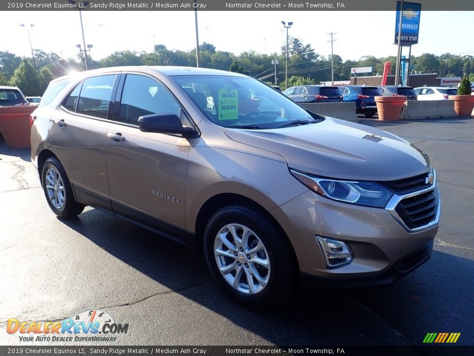 2019 Chevrolet Equinox LS Sandy Ridge Metallic / Medium Ash Gray Photo #11