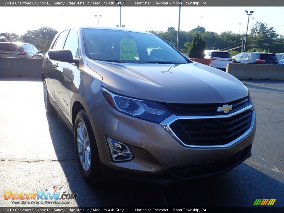 2019 Chevrolet Equinox LS Sandy Ridge Metallic / Medium Ash Gray Photo #12