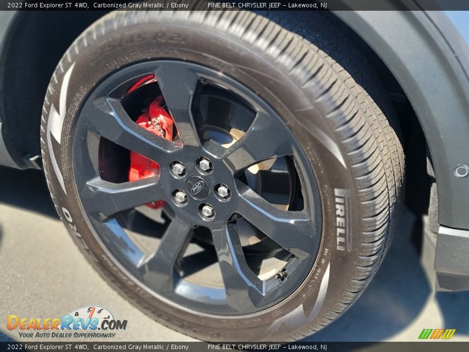 2022 Ford Explorer ST 4WD Carbonized Gray Metallic / Ebony Photo #4