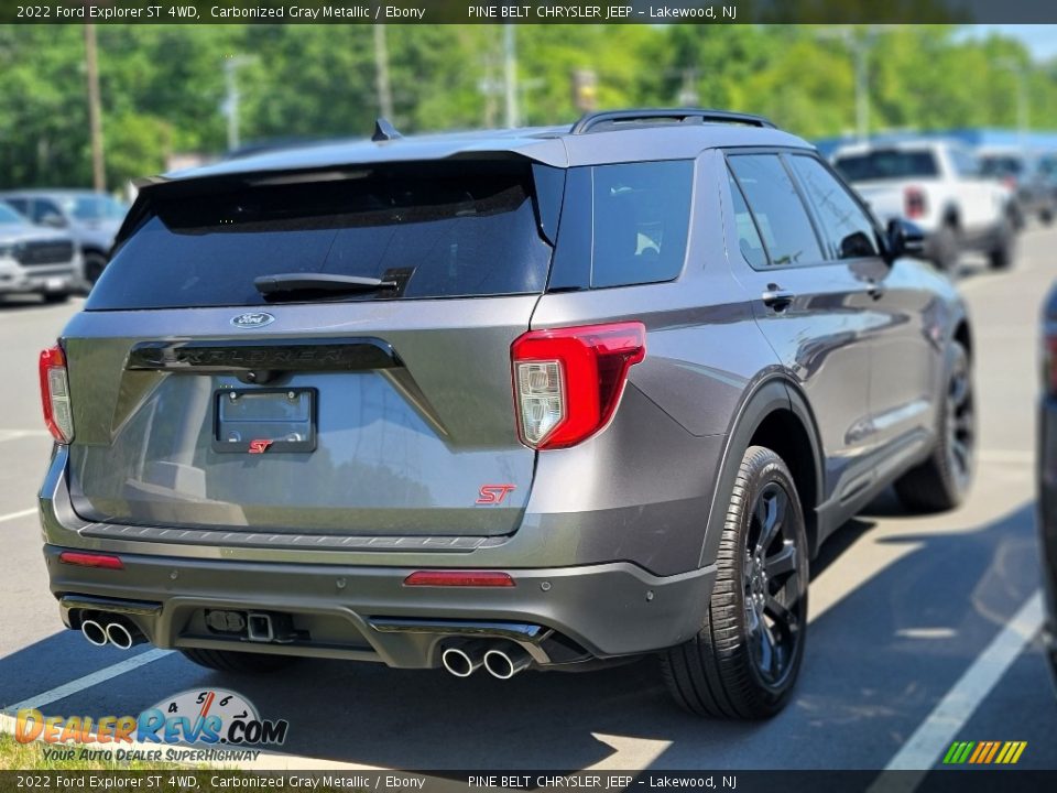 2022 Ford Explorer ST 4WD Carbonized Gray Metallic / Ebony Photo #5