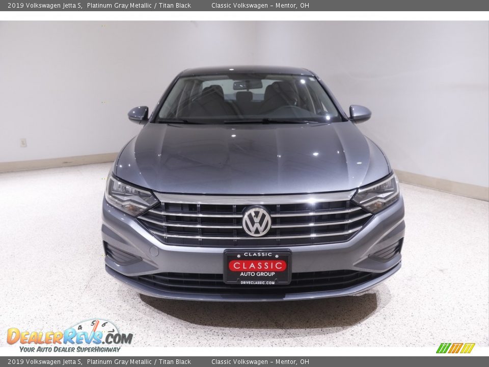 2019 Volkswagen Jetta S Platinum Gray Metallic / Titan Black Photo #2
