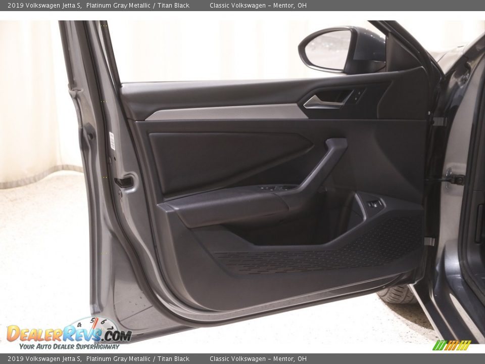 2019 Volkswagen Jetta S Platinum Gray Metallic / Titan Black Photo #4