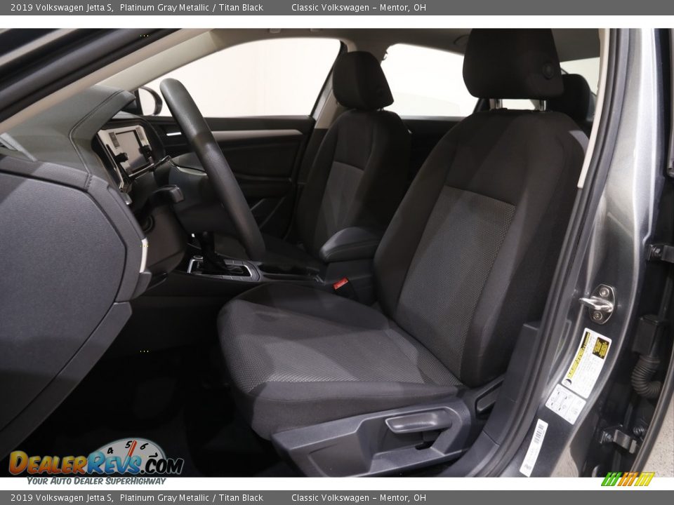 2019 Volkswagen Jetta S Platinum Gray Metallic / Titan Black Photo #5