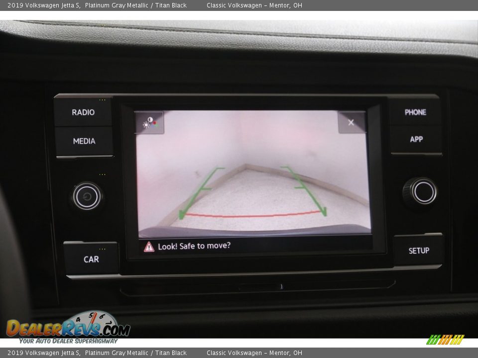 2019 Volkswagen Jetta S Platinum Gray Metallic / Titan Black Photo #12