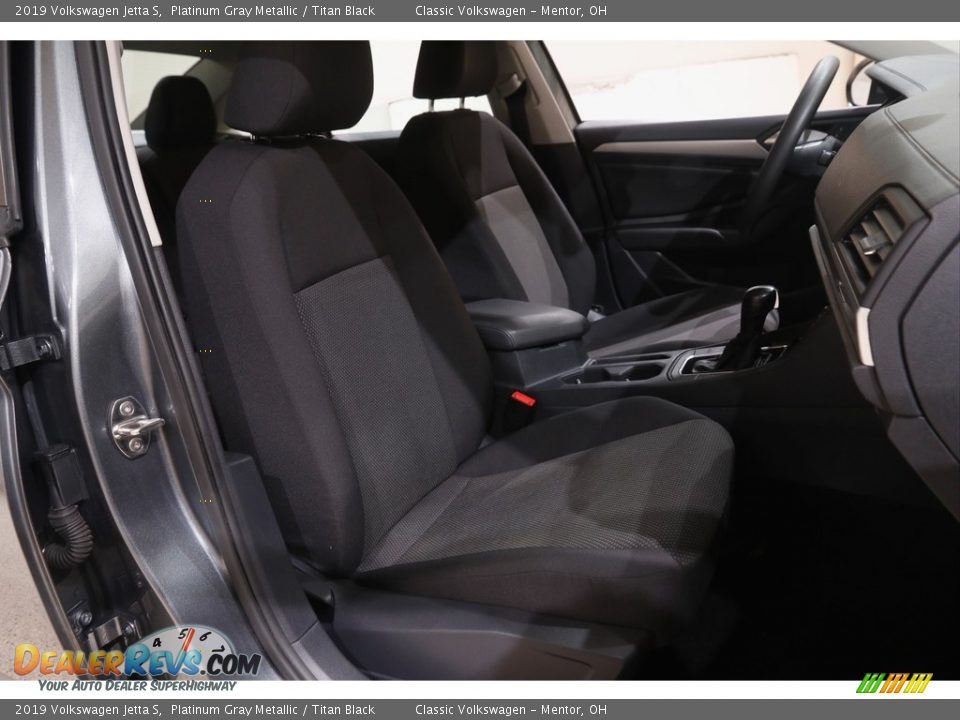 2019 Volkswagen Jetta S Platinum Gray Metallic / Titan Black Photo #14
