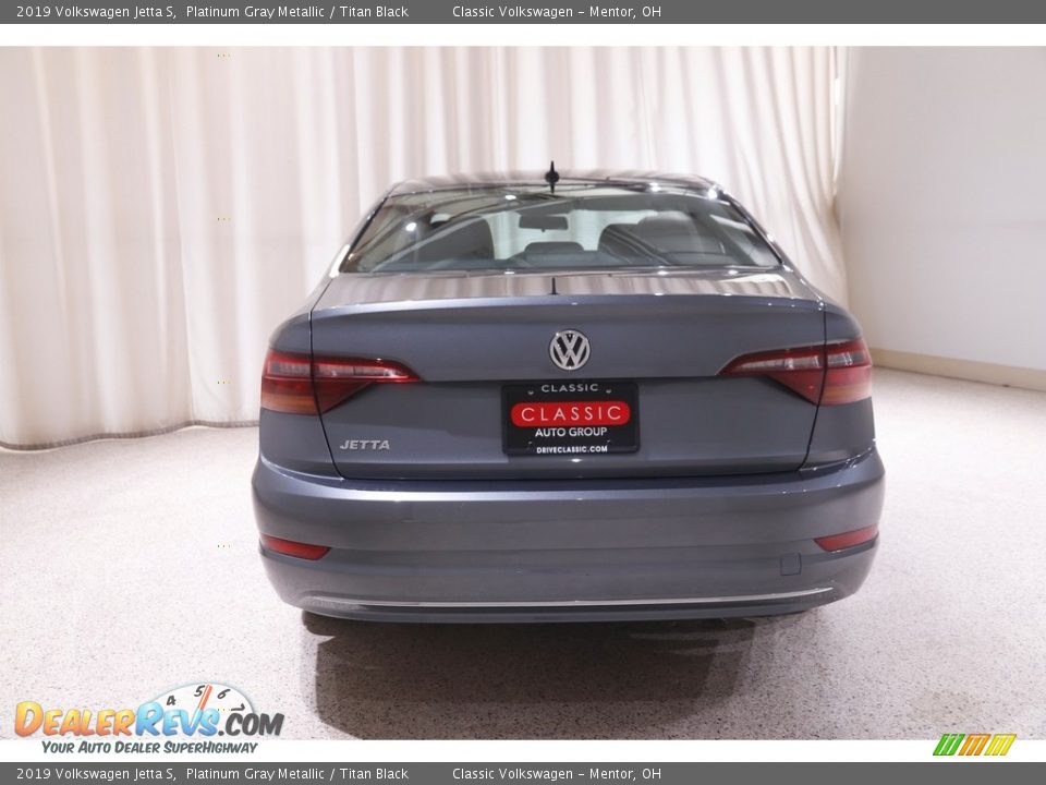 2019 Volkswagen Jetta S Platinum Gray Metallic / Titan Black Photo #17