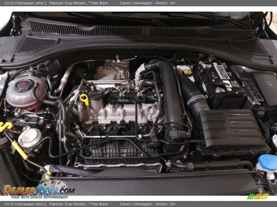 2019 Volkswagen Jetta S Platinum Gray Metallic / Titan Black Photo #18