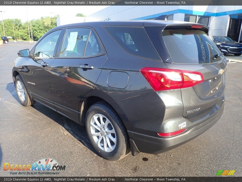 2019 Chevrolet Equinox LS AWD Nightfall Gray Metallic / Medium Ash Gray Photo #4
