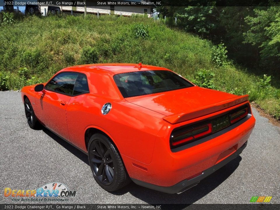 2022 Dodge Challenger R/T Go Mango / Black Photo #8