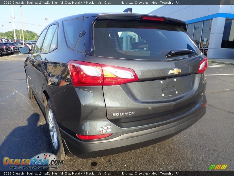 2019 Chevrolet Equinox LS AWD Nightfall Gray Metallic / Medium Ash Gray Photo #5