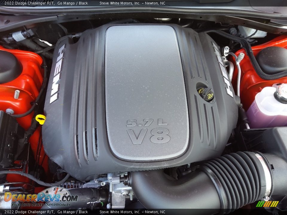 2022 Dodge Challenger R/T 5.7 Liter HEMI OHV 16-Valve VVT V8 Engine Photo #9
