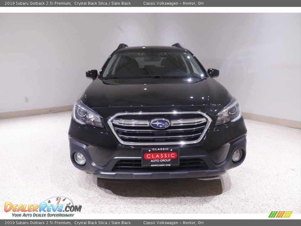 2019 Subaru Outback 2.5i Premium Crystal Black Silica / Slate Black Photo #2