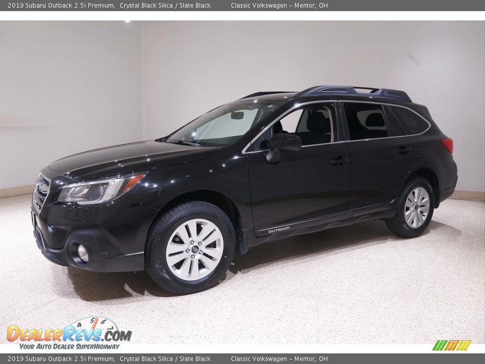 2019 Subaru Outback 2.5i Premium Crystal Black Silica / Slate Black Photo #3