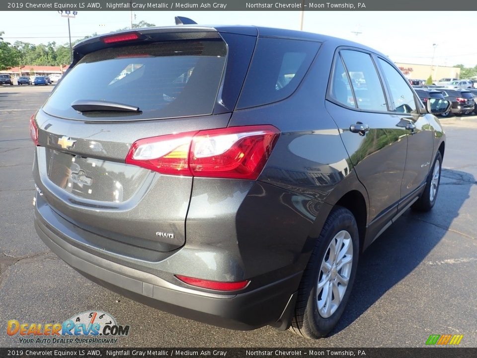 2019 Chevrolet Equinox LS AWD Nightfall Gray Metallic / Medium Ash Gray Photo #8