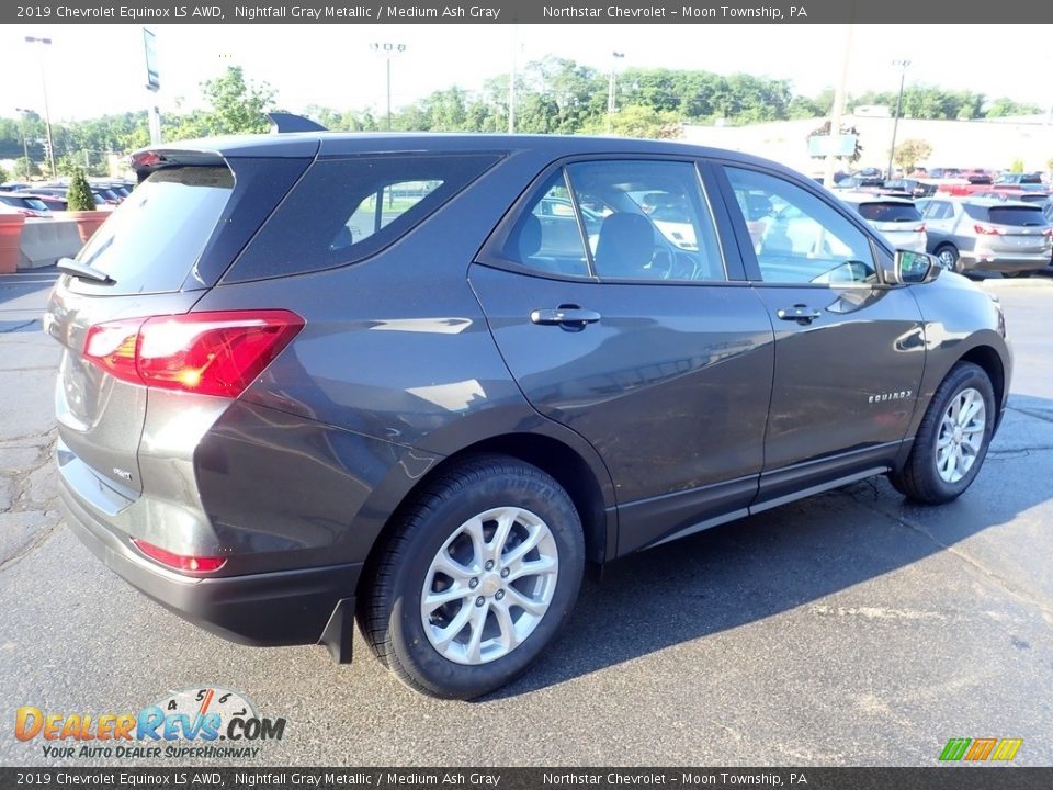 2019 Chevrolet Equinox LS AWD Nightfall Gray Metallic / Medium Ash Gray Photo #9