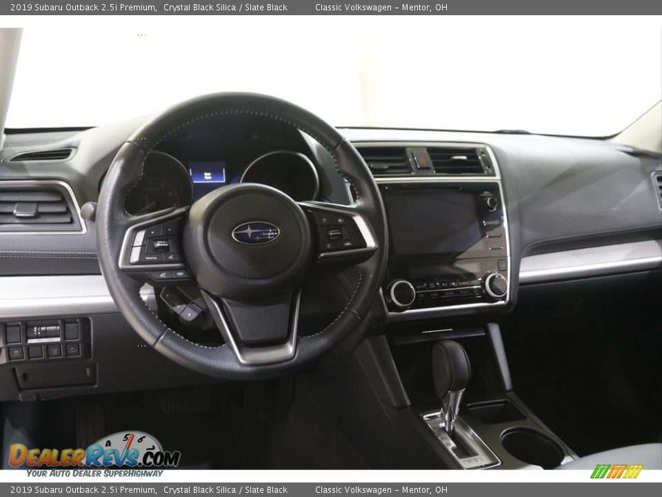 2019 Subaru Outback 2.5i Premium Crystal Black Silica / Slate Black Photo #6