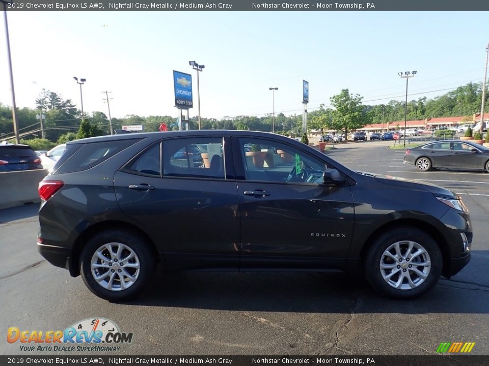 2019 Chevrolet Equinox LS AWD Nightfall Gray Metallic / Medium Ash Gray Photo #10