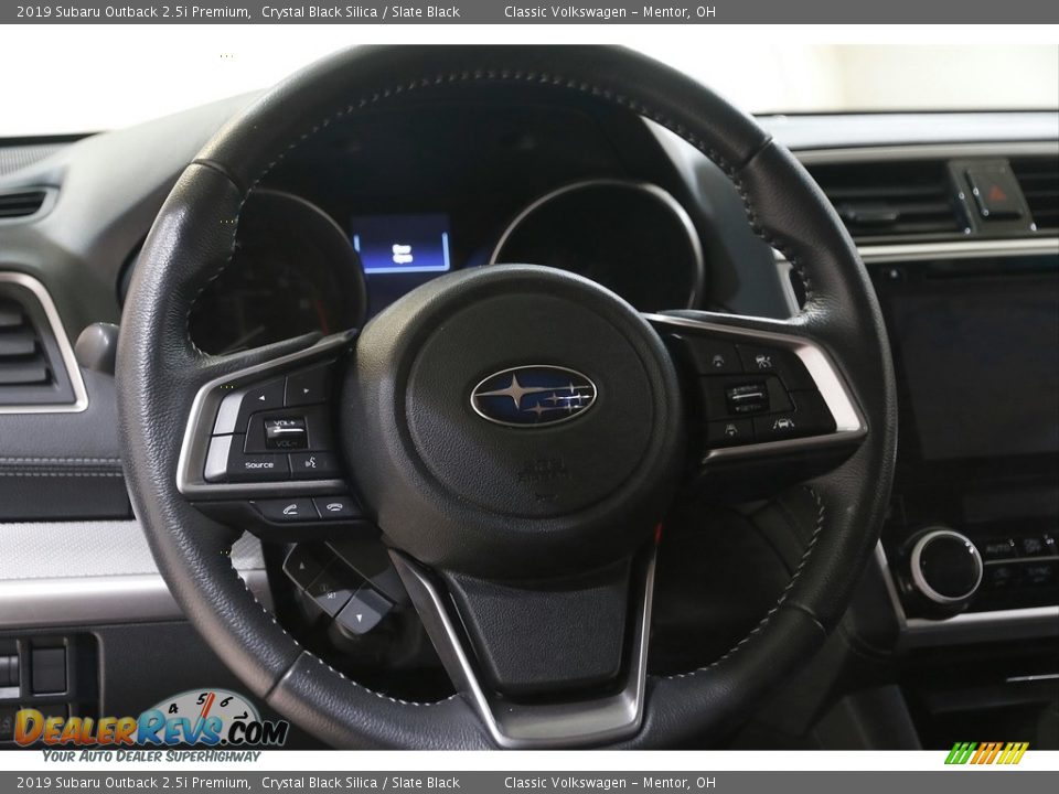 2019 Subaru Outback 2.5i Premium Crystal Black Silica / Slate Black Photo #7