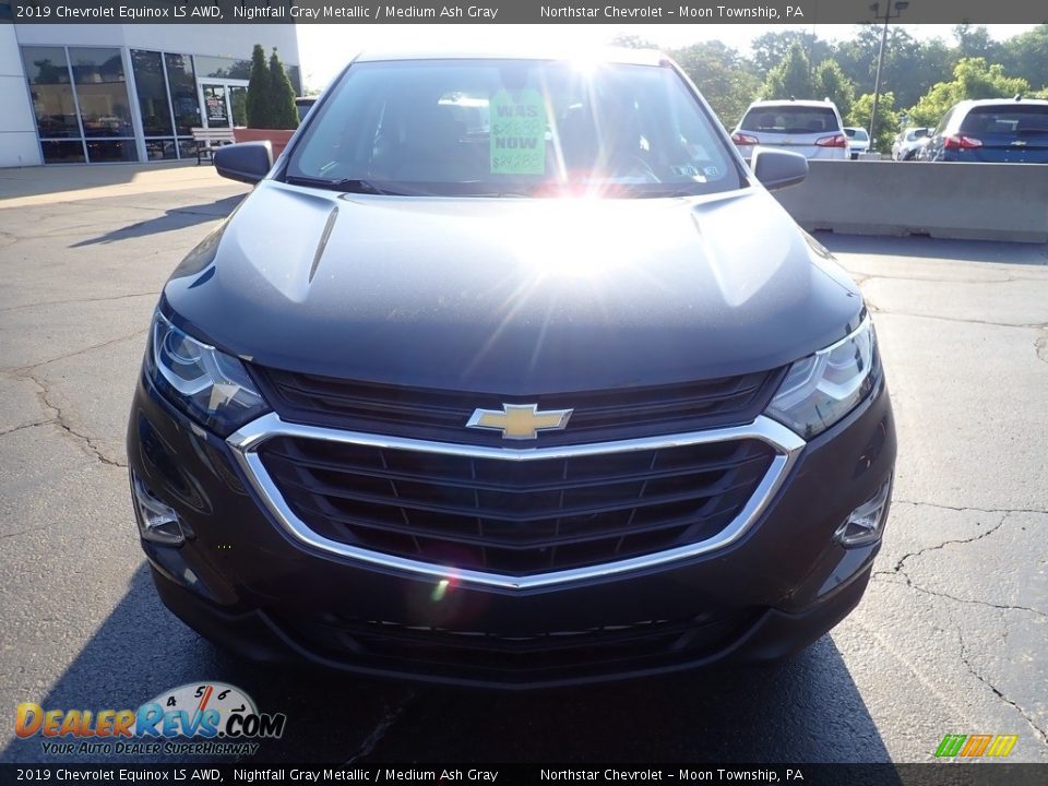 2019 Chevrolet Equinox LS AWD Nightfall Gray Metallic / Medium Ash Gray Photo #13