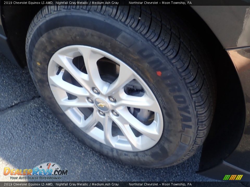 2019 Chevrolet Equinox LS AWD Nightfall Gray Metallic / Medium Ash Gray Photo #14