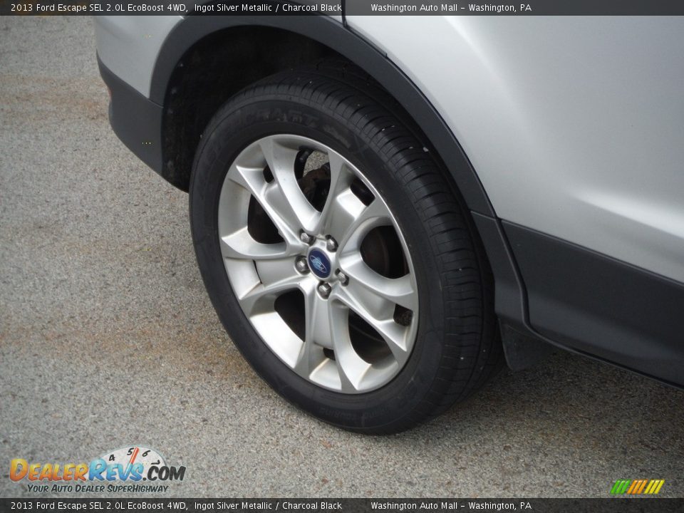 2013 Ford Escape SEL 2.0L EcoBoost 4WD Ingot Silver Metallic / Charcoal Black Photo #3