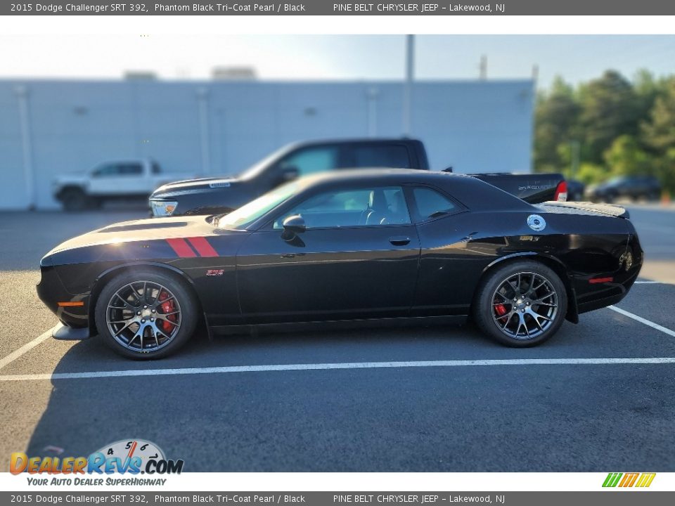 Phantom Black Tri-Coat Pearl 2015 Dodge Challenger SRT 392 Photo #8