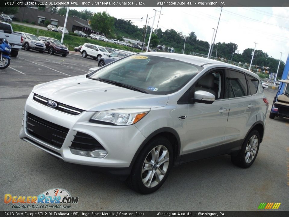 2013 Ford Escape SEL 2.0L EcoBoost 4WD Ingot Silver Metallic / Charcoal Black Photo #5