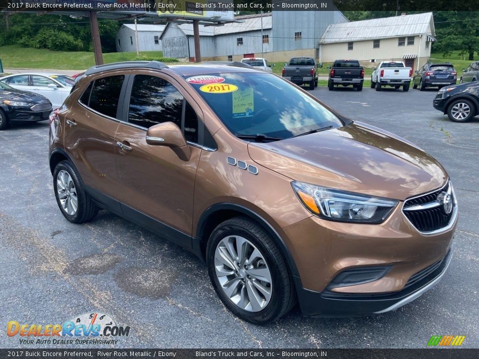 2017 Buick Encore Preferred River Rock Metallic / Ebony Photo #7