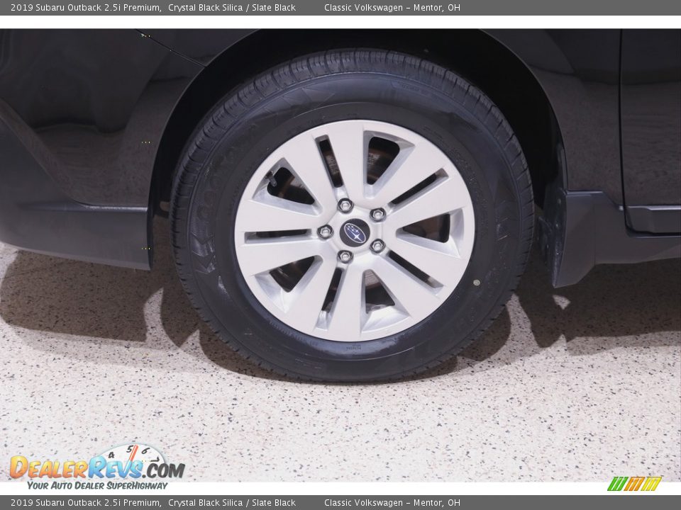 2019 Subaru Outback 2.5i Premium Crystal Black Silica / Slate Black Photo #20