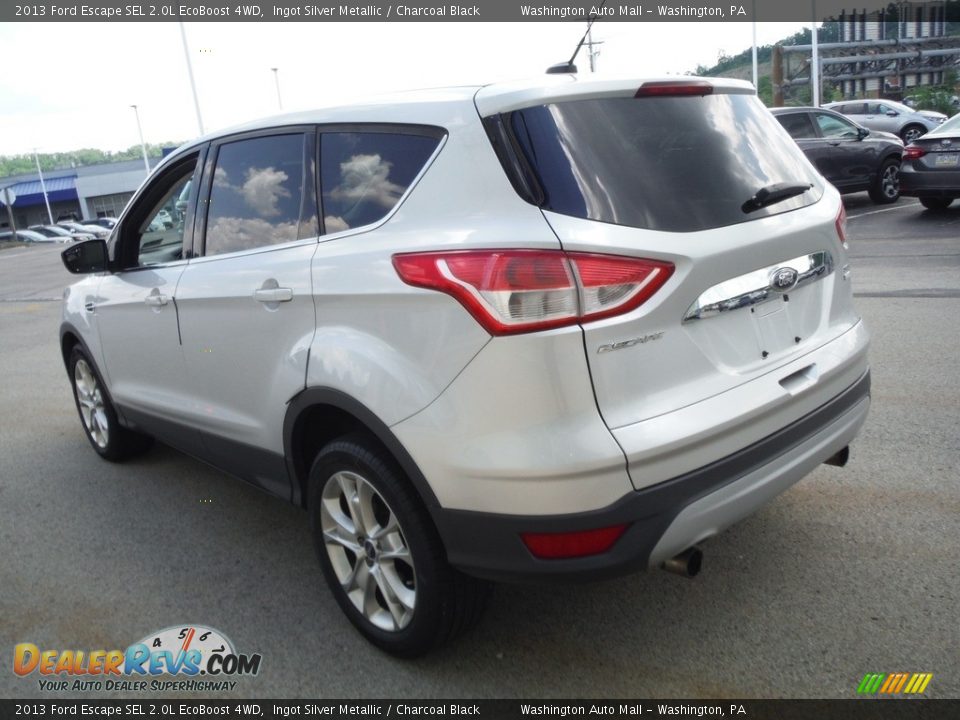 2013 Ford Escape SEL 2.0L EcoBoost 4WD Ingot Silver Metallic / Charcoal Black Photo #8