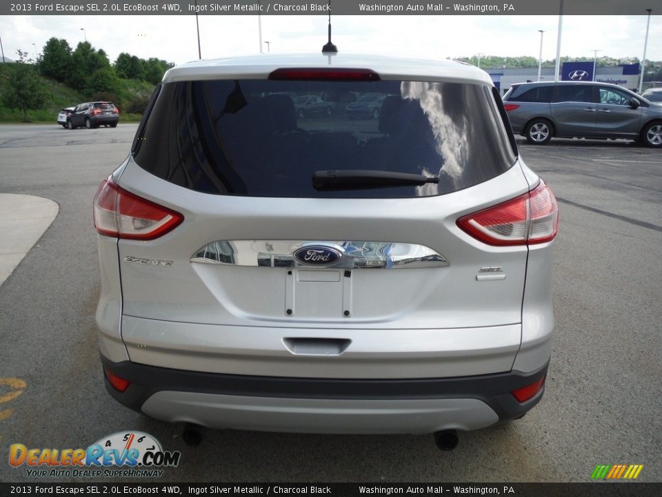 2013 Ford Escape SEL 2.0L EcoBoost 4WD Ingot Silver Metallic / Charcoal Black Photo #9