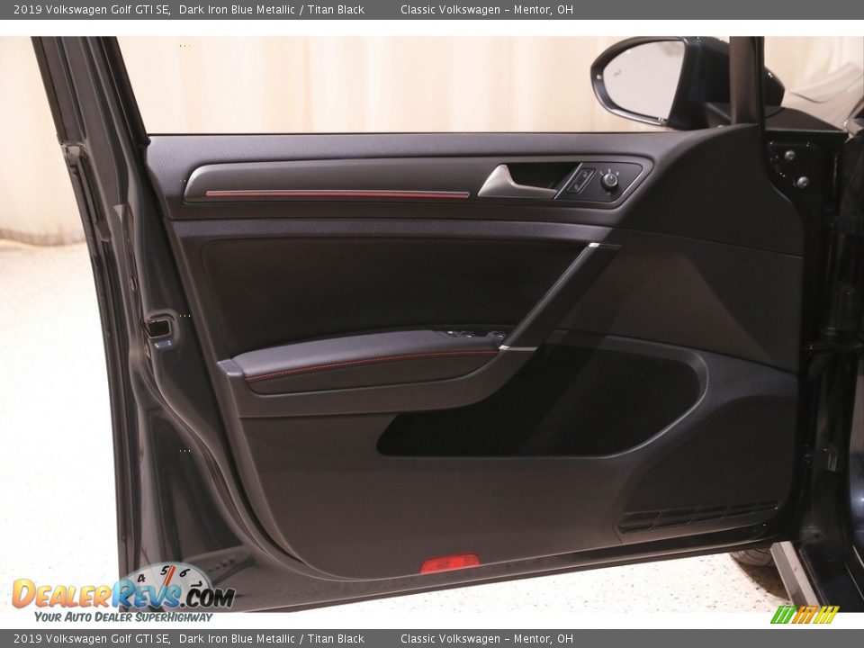 2019 Volkswagen Golf GTI SE Dark Iron Blue Metallic / Titan Black Photo #4