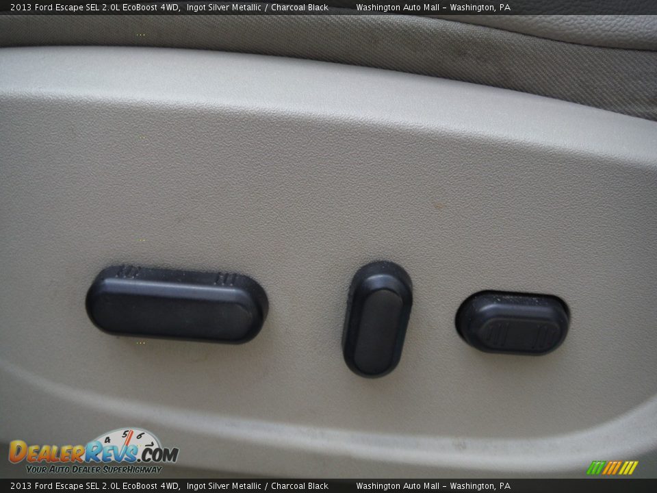2013 Ford Escape SEL 2.0L EcoBoost 4WD Ingot Silver Metallic / Charcoal Black Photo #13