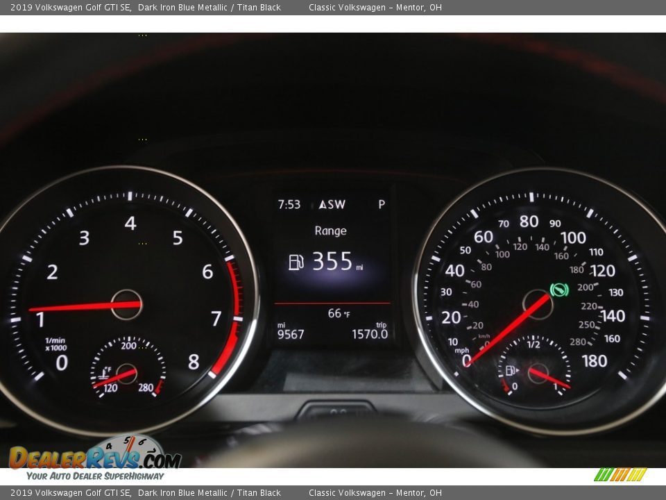 2019 Volkswagen Golf GTI SE Gauges Photo #8