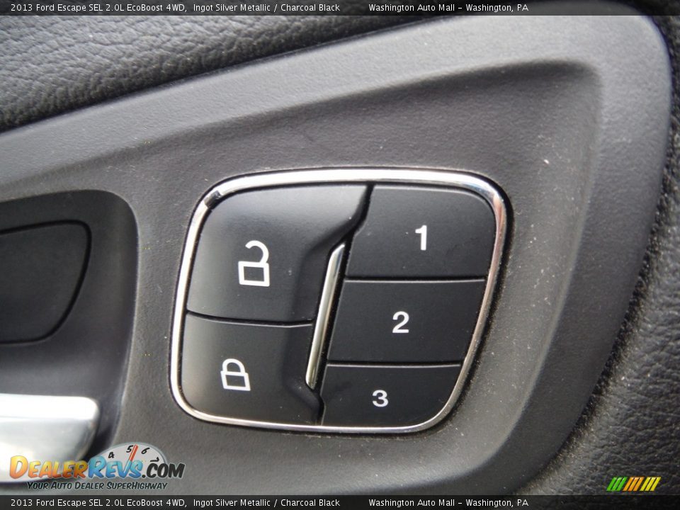 2013 Ford Escape SEL 2.0L EcoBoost 4WD Ingot Silver Metallic / Charcoal Black Photo #16