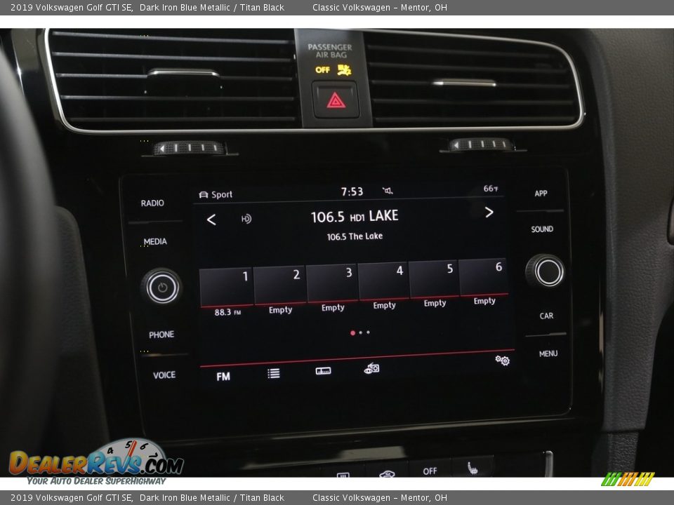 Controls of 2019 Volkswagen Golf GTI SE Photo #11