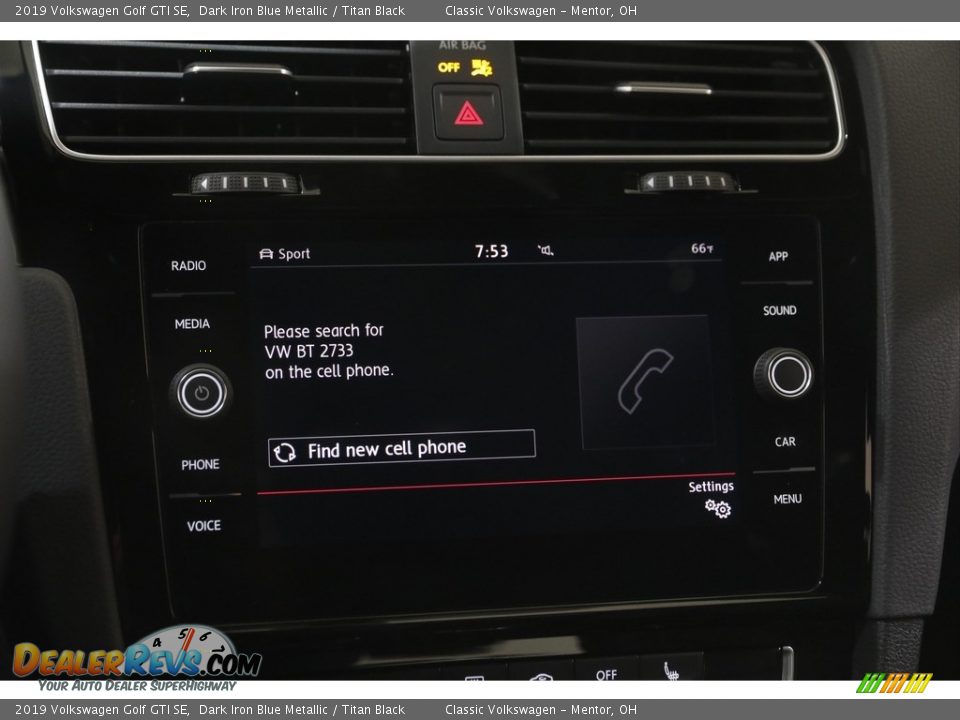 Controls of 2019 Volkswagen Golf GTI SE Photo #12