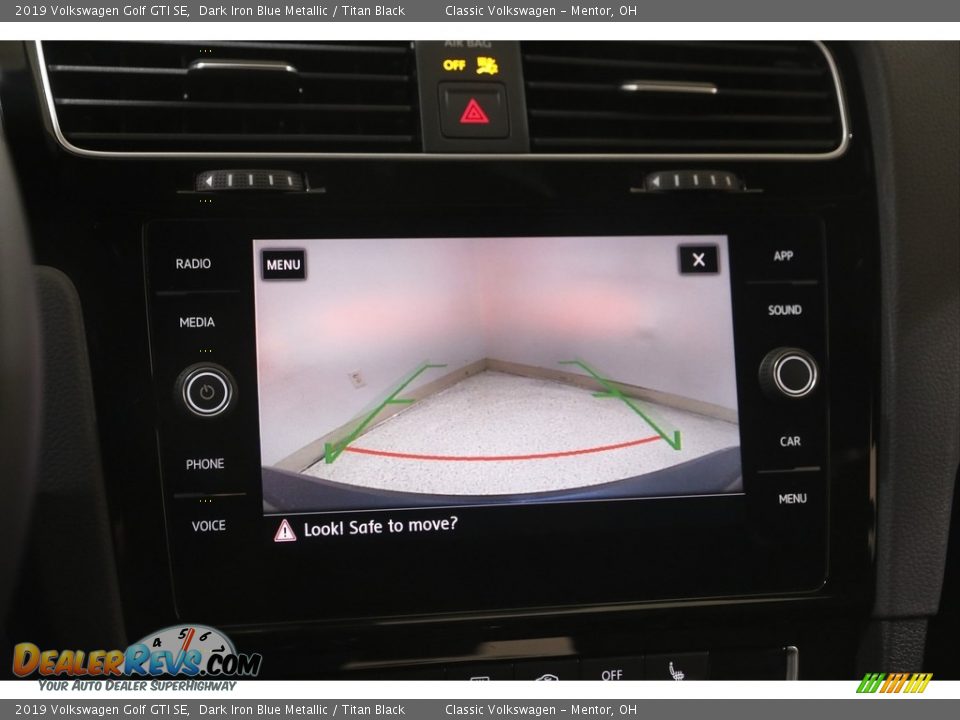 2019 Volkswagen Golf GTI SE Dark Iron Blue Metallic / Titan Black Photo #13