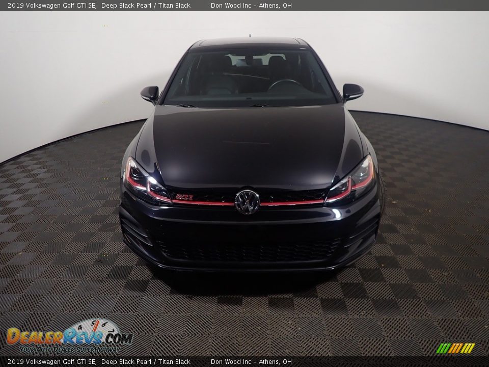 2019 Volkswagen Golf GTI SE Deep Black Pearl / Titan Black Photo #6