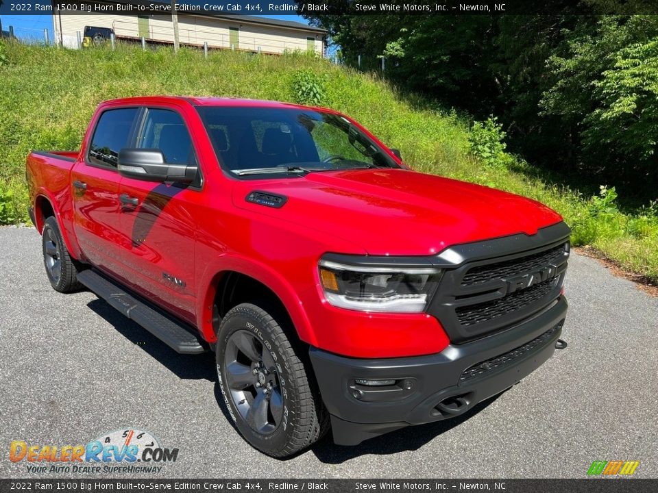 Front 3/4 View of 2022 Ram 1500 Big Horn Built-to-Serve Edition Crew Cab 4x4 Photo #4