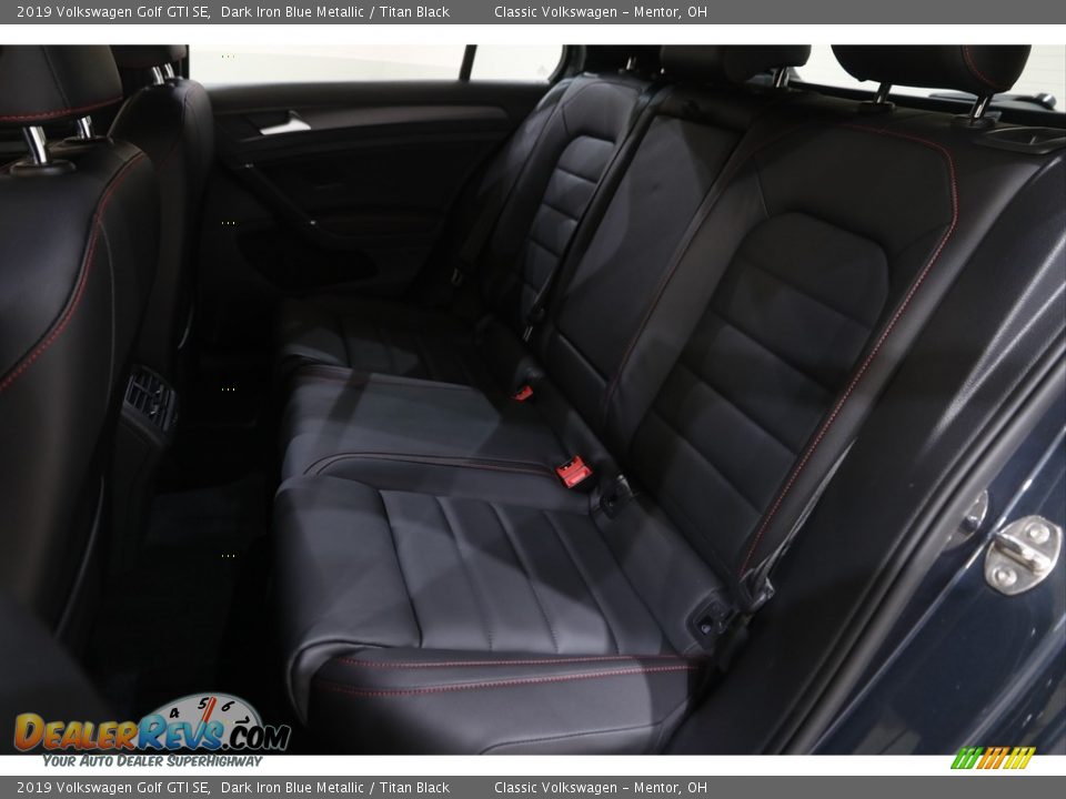 2019 Volkswagen Golf GTI SE Dark Iron Blue Metallic / Titan Black Photo #17