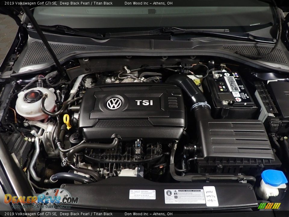 2019 Volkswagen Golf GTI SE 2.0 Liter TSI Turbcharged DOHC 16-Valve VVT 4 Cylinder Engine Photo #8
