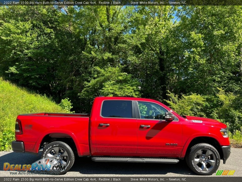 2022 Ram 1500 Big Horn Built-to-Serve Edition Crew Cab 4x4 Redline / Black Photo #5