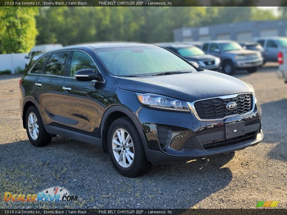 2019 Kia Sorento LX Ebony Black / Satin Black Photo #3