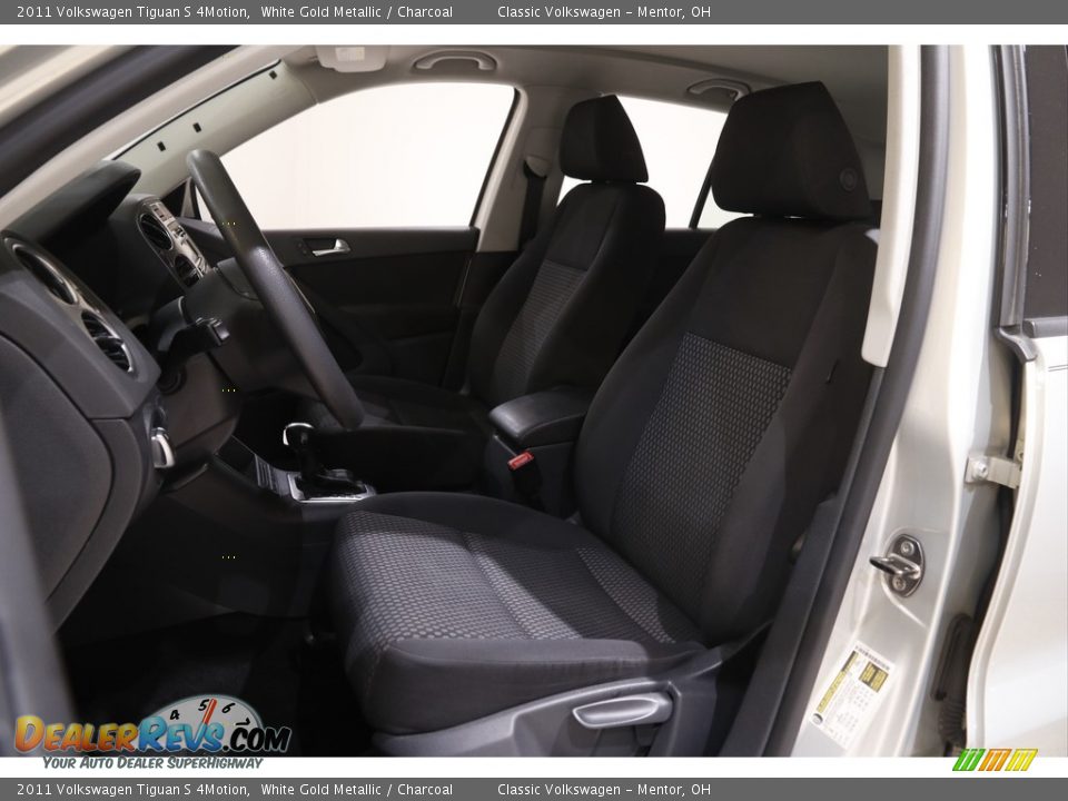 2011 Volkswagen Tiguan S 4Motion White Gold Metallic / Charcoal Photo #5
